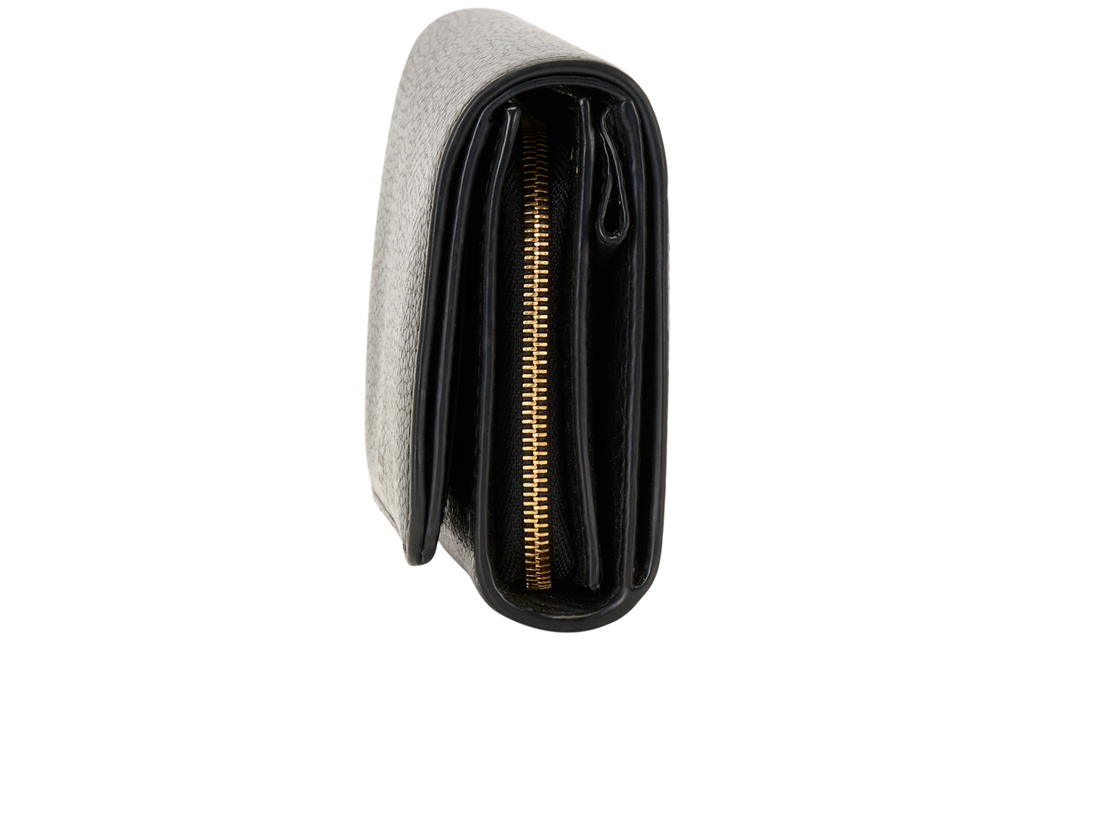 Mulberry Medium Continental French Purse, &pound;225, Accessories, Black, Leather, Bottom view